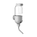 Pet Water Bottle for Cage Crate 26oz Non-Drip Water Dispenser for Small Animal Rabbit Bunny Guinea Pig Chinchilla Ferret Squirrel Hedgehog (Gray, 26oz)