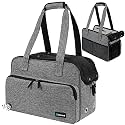 PetAmi Small Dog Purse Carrier, Airline Approved Soft Sided Tote, Gray
