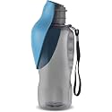 PETANGEL Portable Dog Water Bottle, 800ML Leak-Proof Dispenser for Walking, Hiking, Traveling - BPA-Free (Blue, 800ml)