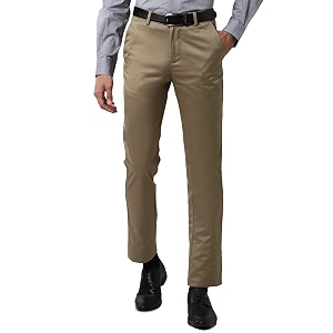 Peter England Khaki Trousers