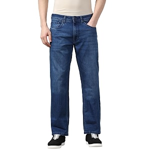 Peter England Mens Boot Cut Jeans
