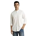 Peter England Men39s Casual Mandarin Collar Slim