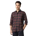 Peter England Men39s Checkered Cotton Shirt 