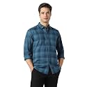 Peter England Men39s Checkered Cotton Shirt 