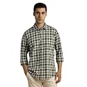 Peter England Men39s Checkered Cotton Shirt 