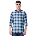 Peter England Men39s Checkered Cotton Shirt 