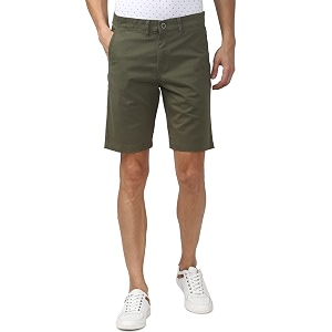 Peter England Mens Chino Shorts