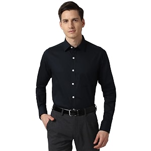 Peter England Mens Cotton Regular Fit Shirt