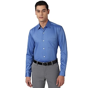 Peter England Mens Cotton Regular Fit Shirt