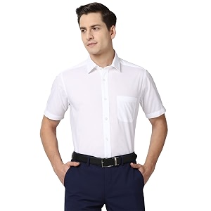 Peter England Mens Cotton Regular Fit Casual