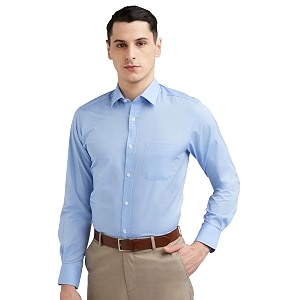 Peter England Mens Cotton Regular Fit Shirt