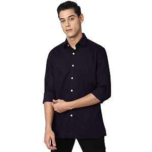 Peter England Mens Cotton Regular Fit Shirt