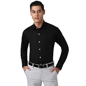 Peter England Mens Cotton Regular Fit Shirt