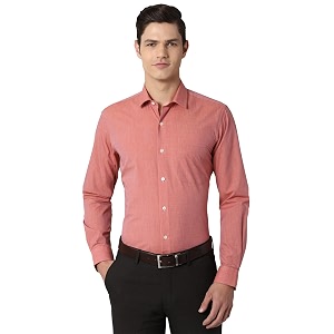 Peter England Mens Cotton Regular Fit Shirt