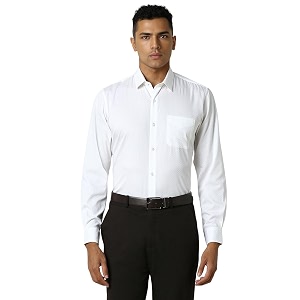 Peter England Mens Cotton Regular Fit Shirt