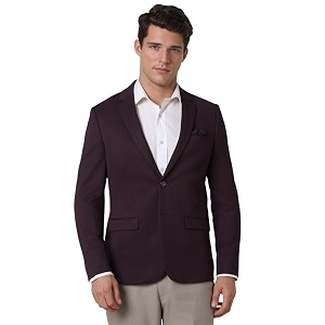 Peter England Mens Formal Premium Textured Blazer