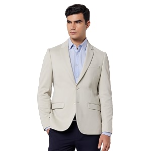 Peter England Mens Formal Premium Textured Blazer