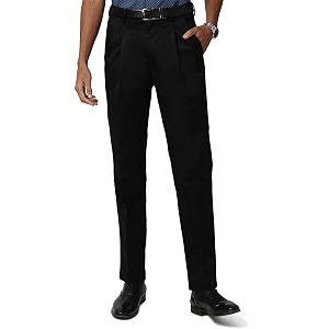 Peter England Mens Mid Rise Comfortable Fit