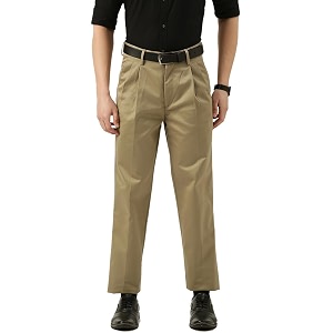 Peter England Mens Mid Rise Regular Fit