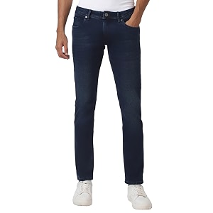 Peter England Mens Mid Rise Skinny Jeans