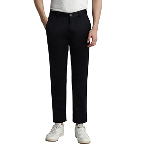 Peter England Mens Mid Rise Slim Casual