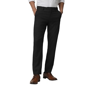 Peter England Mens Mid Rise Slim Fit