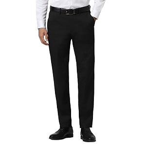 Peter England Mens Mid Rise Slim Casual