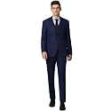 Peter England Men's Polyester Blend Three Piece Suit-Dress Set