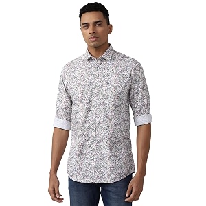 Peter England Mens Cotton Slim Fit Shirt