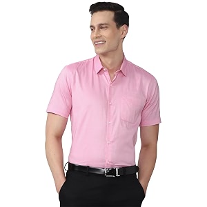 Peter England Mens Regular Fit Shirt