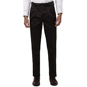 Peter England Mens Regular Fit Mid Rise