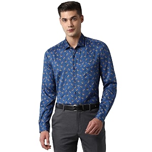 Peter England Mens Regular Fit Shirt