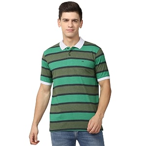 Peter England Mens Cotton Blend Regular Fit