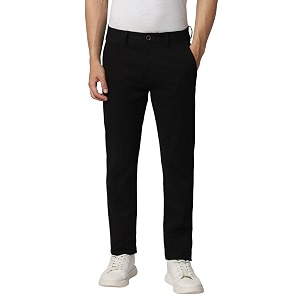 Peter England Mens Regular Fit Mid Rise