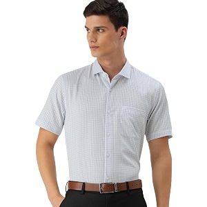 Peter England Mens Cotton Regular Fit Shirt