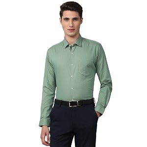 Peter England Mens Regular Fit Shirt
