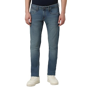 Peter England Mens Regular Fit Mid Rise