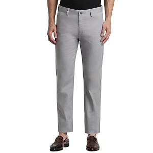 Peter England Mens Regular Fit Mid Rise
