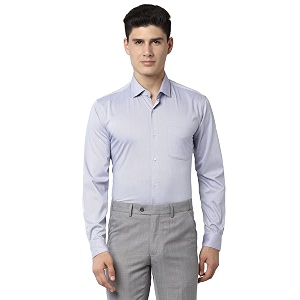 Peter England Mens Regular Fit Shirt