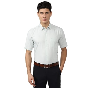 Peter England Mens Regular Fit Shirt