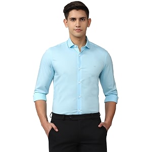 Peter England Mens Cotton Slim Fit Shirt