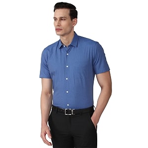 Peter England Mens Slim Fit Shirt