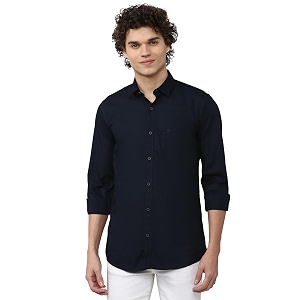 Peter England Mens Slim Fit Shirt