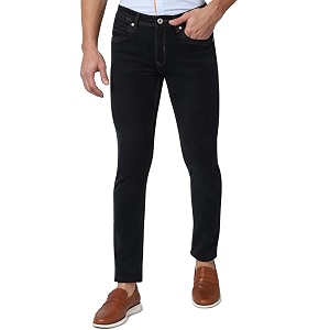 Peter England Mens Slim Tapered Jeans