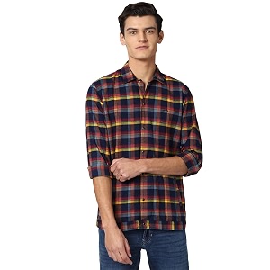 Peter England Mens Slim Fit Shirt