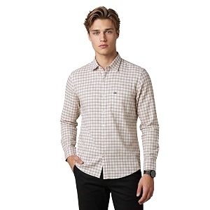 Peter England Mens Slim Fit Full Sleeve