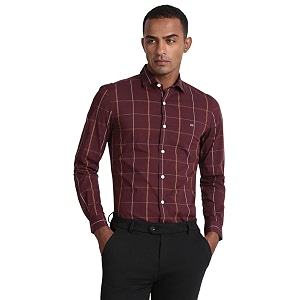 Peter England Mens Slim Fit Shirt