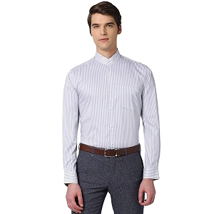 Peter England Mens Slim Fit Formal Shirt