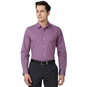 Peter England Mens Slim Fit Shirt