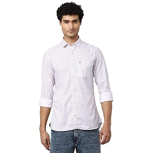 Peter England Mens Cotton Slim Fit Shirt